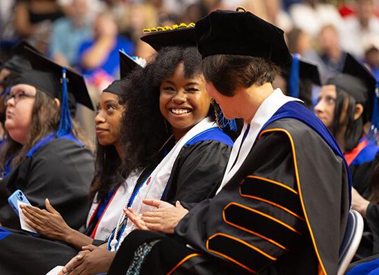 Jewel Mason at graduation